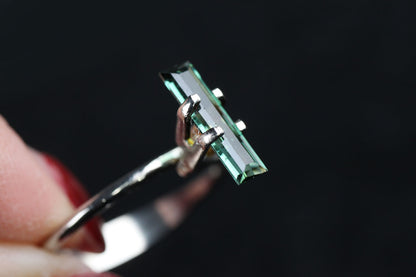 Green Tourmaline Baguette 1 ct