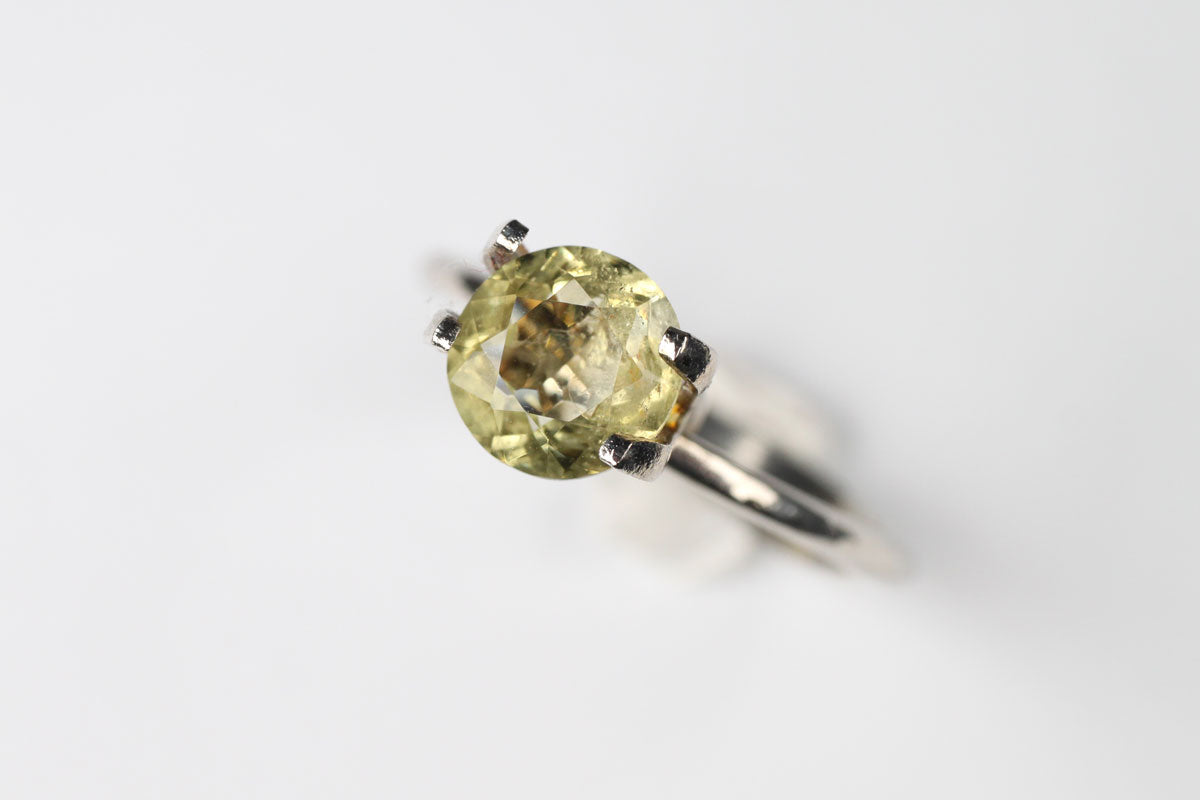 Yellow Tourmaline Round 1.15 ct