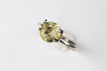 Yellow Tourmaline Round 1.15 ct