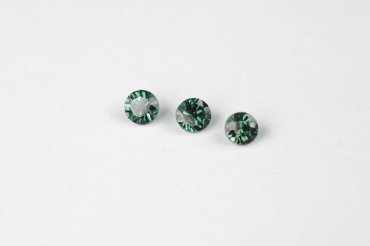 Green Tourmaline Round 2 mm Lot