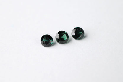 Green Tourmaline Round 3 mm Lot