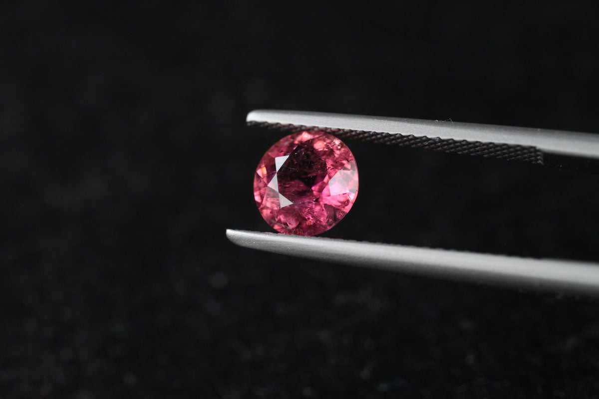 Pink Tourmaline Round 1.3 ct