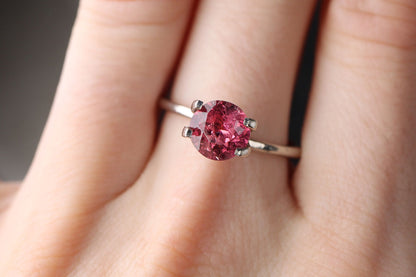 Pink Tourmaline Round 1.3 ct