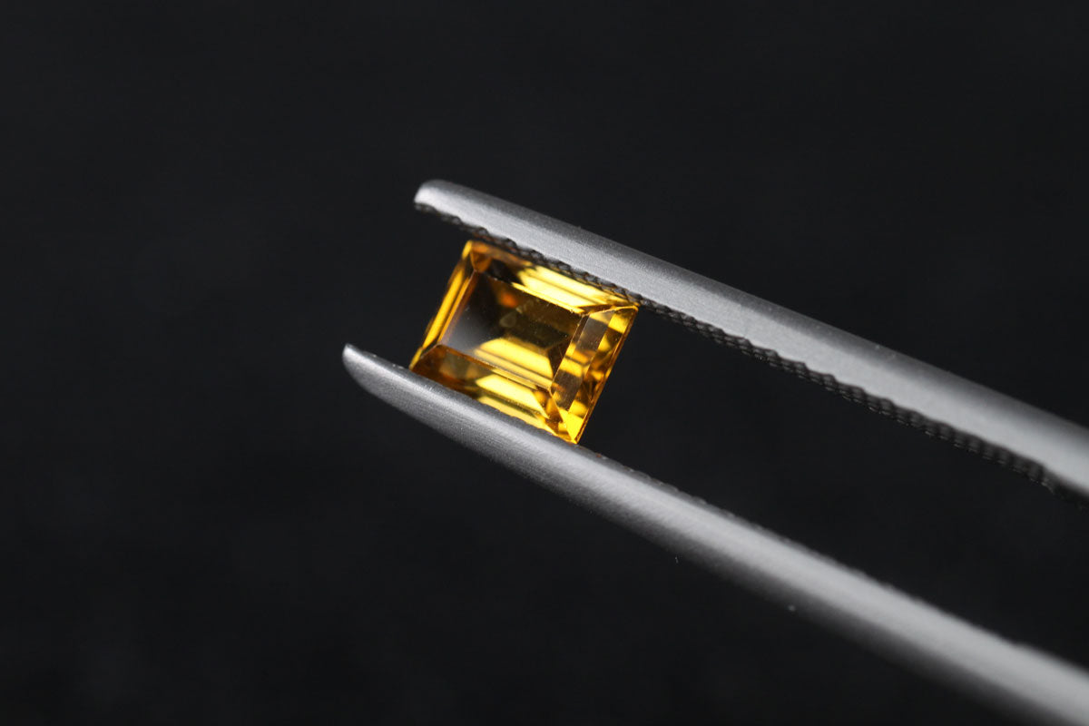 Canary Tourmaline Rectangle 0.71 ct