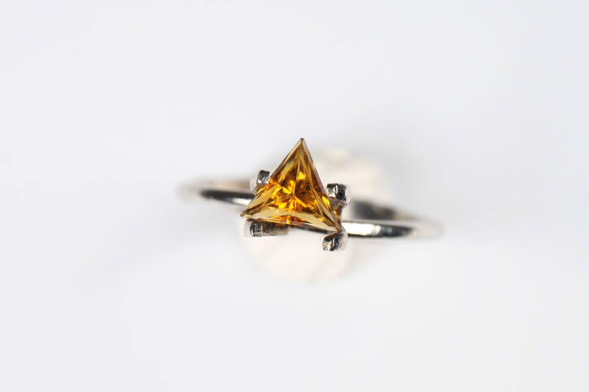 Canary Tourmaline Triangle 0.68 ct