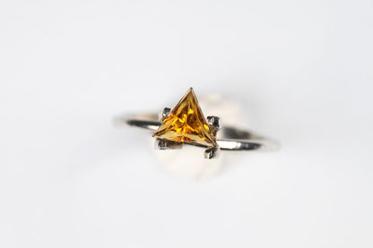 Canary Tourmaline Triangle 0.68 ct