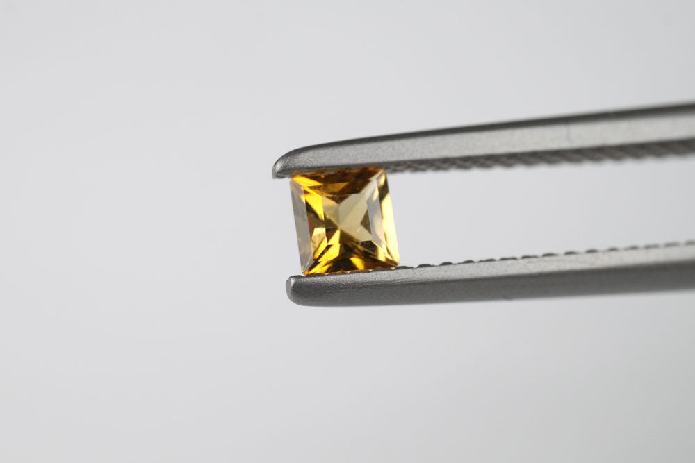 Canary Tourmaline Square 0.2 ct