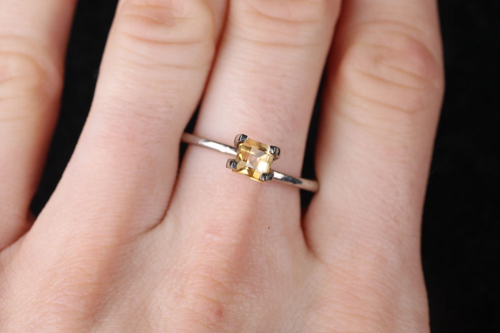 Canary Tourmaline Square 0.7 ct