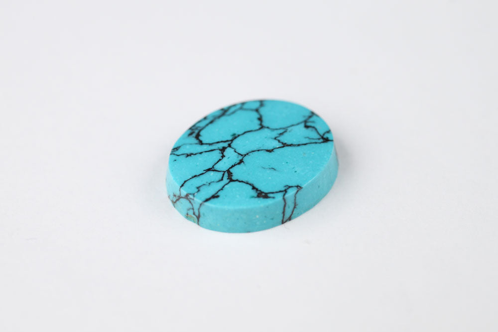 Turquoise Oval Disc 2.45 ct