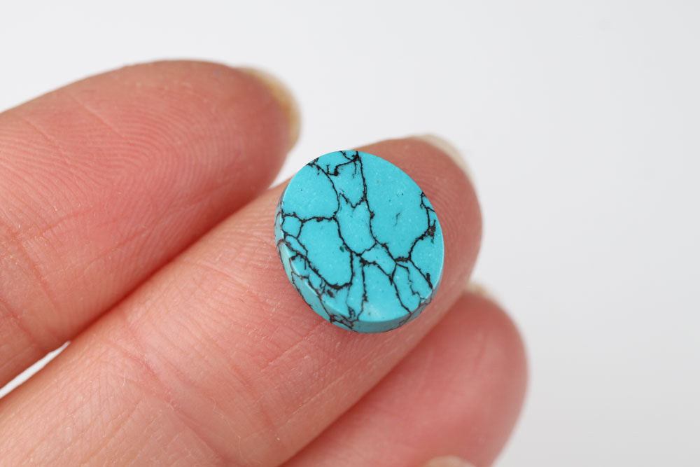 Turquoise Oval Disc 2.45 ct