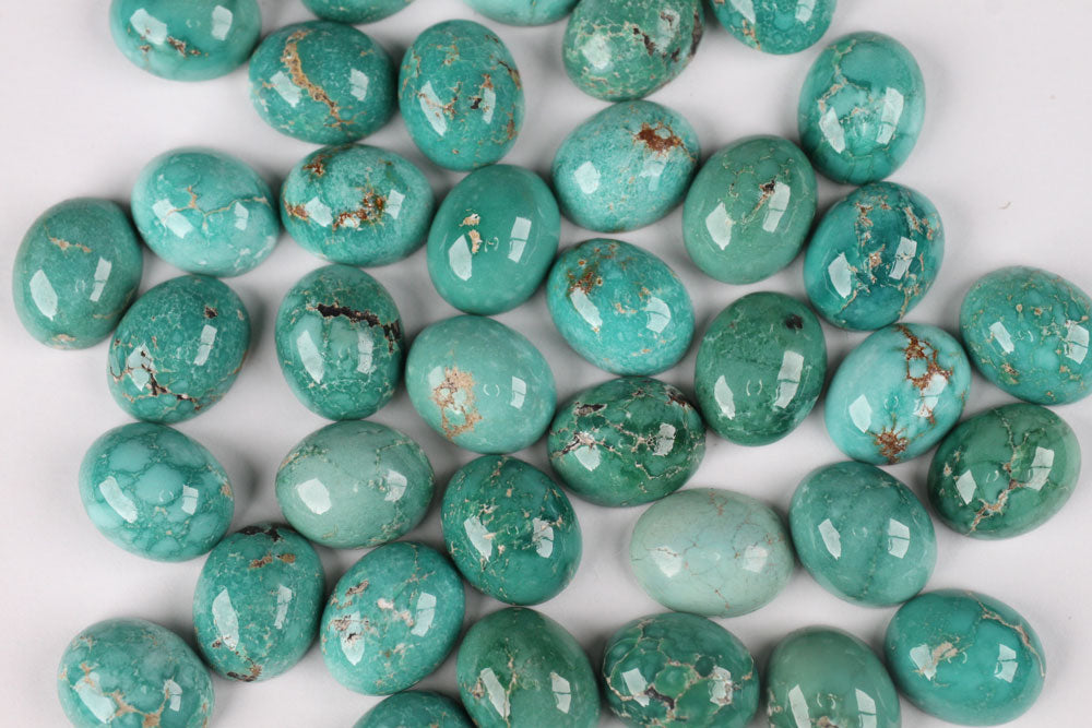 Turquoise Oval 10x8 mm