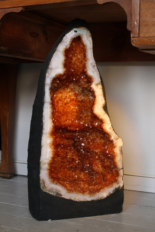 Citrine geode