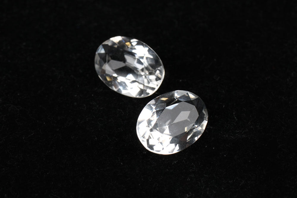 Rock Crystal Oval 17x12 mm Pair