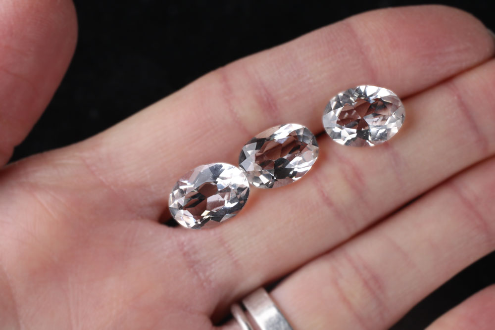 Rock Crystal Oval 13x9 mm Lot