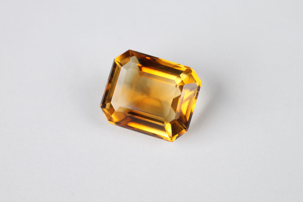 Citrine Emerald Cut 5.38 ct