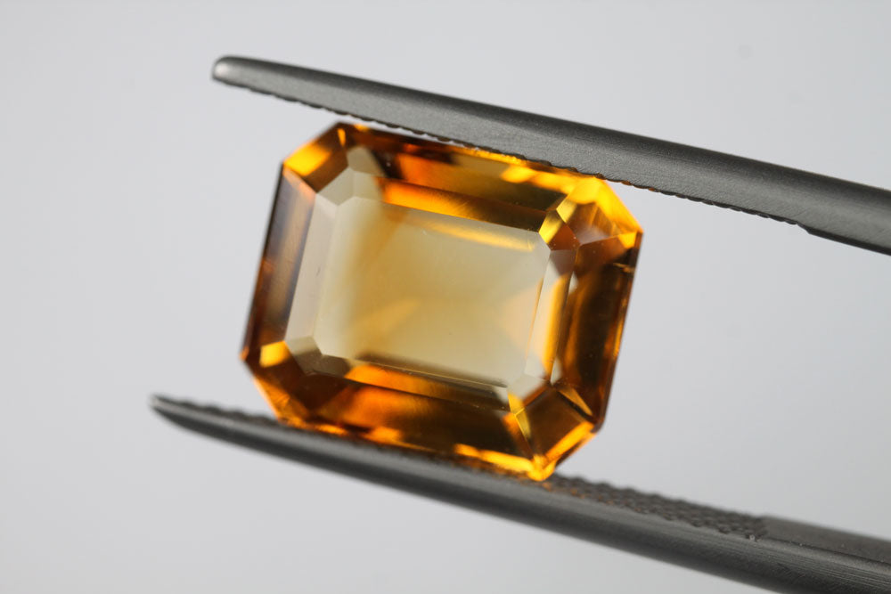 Citrine Emerald Cut 5.38 ct
