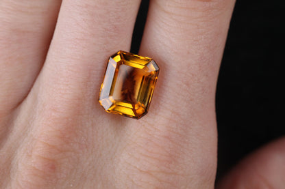Citrine Emerald Cut 5.38 ct