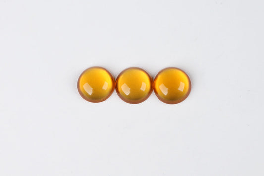 Citrine Cabochon Round 10 mm Lot