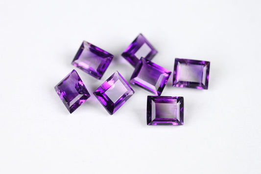 Amethyst Rectangle 5x4 mm