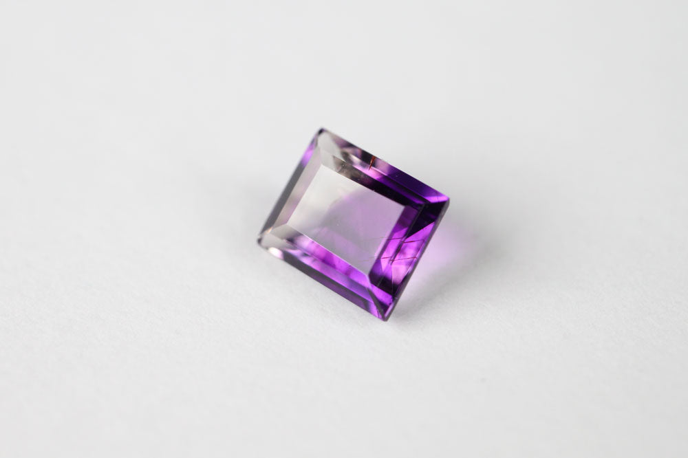 Amethyst Bicolor Rectangle 5x4 mm