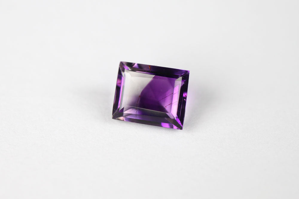 Amethyst Bicolor Rectangle 5x4 mm