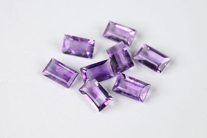 Amethyst Rectangle 7x4 mm