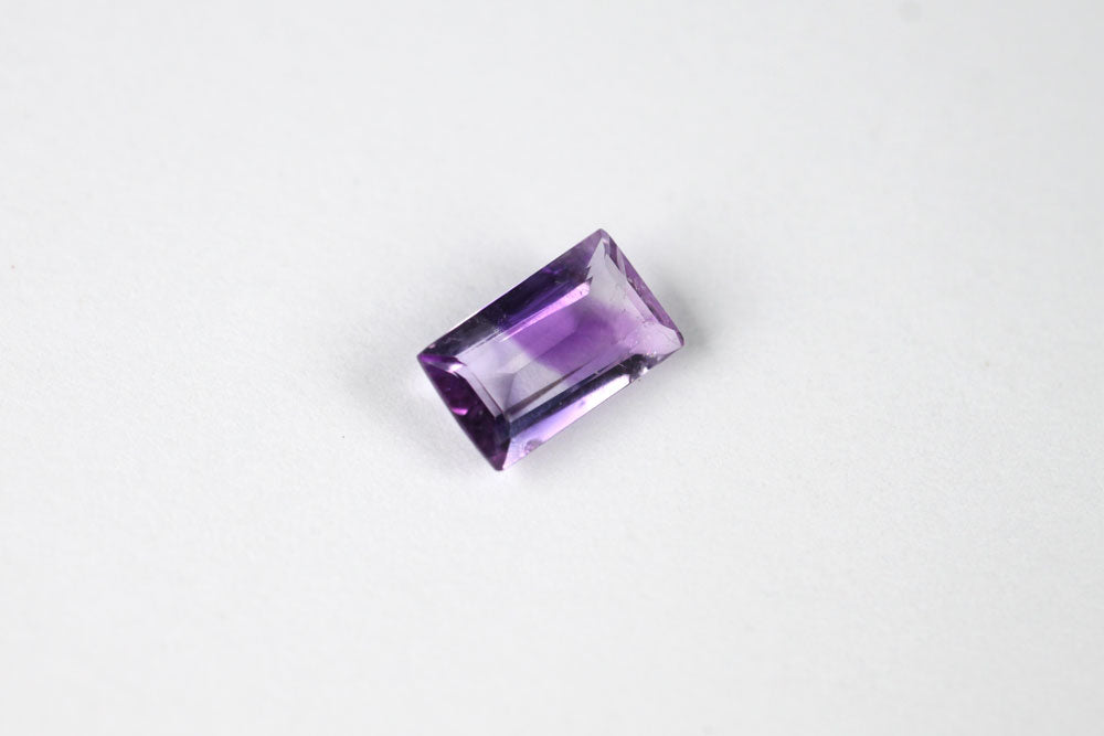 Amethyst Bicolor Rectangle 7x4 mm