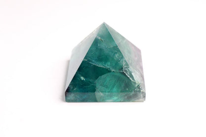 Fluorite Pyramide Green-Blue-Purple 3 cm