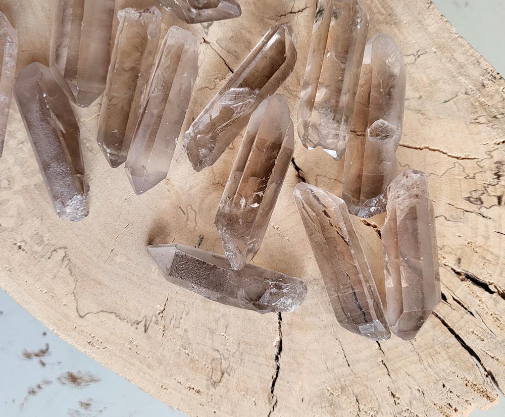 Lemurian Smokey Quartz Crystals 4-5 cm