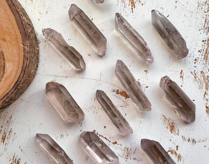 Lemurian Smokey Quartz Crystals 4-5 cm