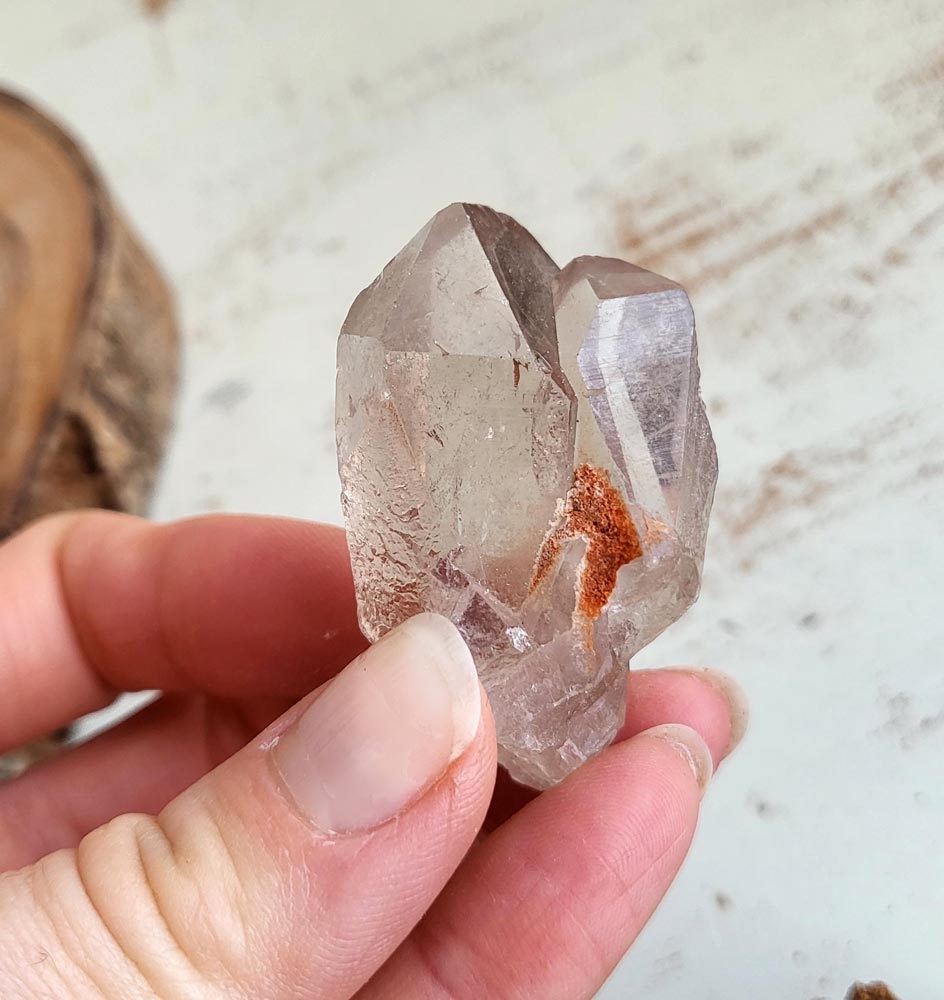 Smoky Quartz Crystal Twin