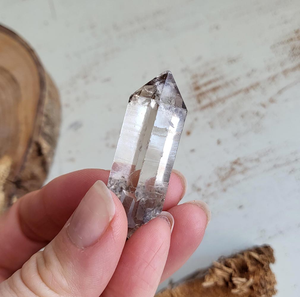 Lemurian Smoky Quartz Crystal