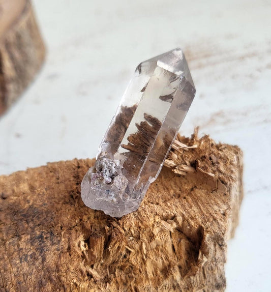 Lemurian Smoky Quartz Crystal
