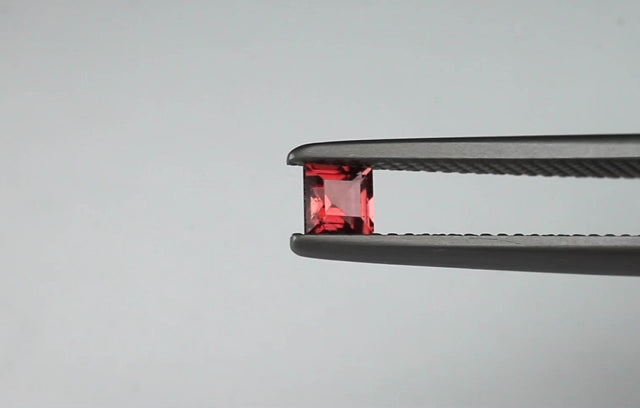 Red Tourmaline Square 0.2 ct