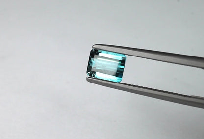 Indicolite Tourmaline Emerald Cut 1.07 ct